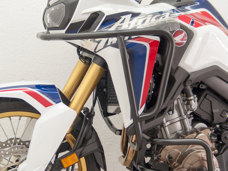 Honda CRF 1000 L Africa Twin (také DCT) (SD04) 2015-2016 a (SD06) 2017-2019 [2015–2016]-Aduro ochranný bar výše, černá