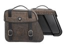 Moto taška [Hepco & Becker] - sada kožených tašek Rugged Cutout 19 L vč. rychloupínák - výřez