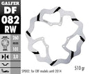 Red Moto CRF 450 RX Supermoto [2017-2018, 2020] - Oversize Wave® Bremsscheibe – Bild 4