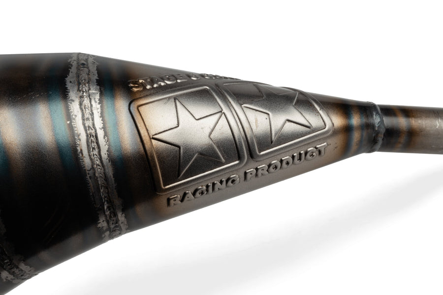 Aprilia RX Factory 50 2T - Výfuk 80-90 oranžová/černá