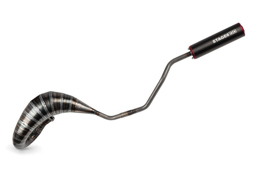 Derbi Senda DRD X-Treme SM '10 - '17 50 2T D50B0 - Auspuff 80 - 90 rot / schwarz