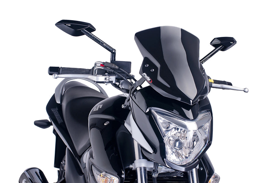 SUZUKI INAZUMA [2016] - Sportovní čelní sklo nové generace | Černá | PUIG 6251N
