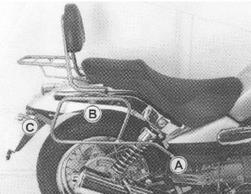 Moto Guzzi Nev Clas v 750 IE [2004-2011] - držák kapsy Pack