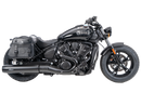Indian Sport Scout Sixty [2026] - Set: Ledertaschenhalter Cutout schwarz inkl. Rugged Ledertaschen schwarz