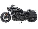Indian Sport Scout Sixty [2026] - Set: Ledertaschenhalter Cutout schwarz inkl. Rugged Ledertaschen schwarz