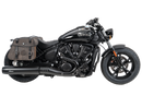 Indian Scout Sixty Classic [2025-2026] - Set: Ledertaschenhalter Cutout schwarz inkl. Rugged Ledertaschen braun