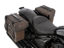 Indian Scout Sixty Classic [2025-2026] - Set: Ledertaschenhalter Cutout schwarz inkl. Rugged Ledertaschen braun