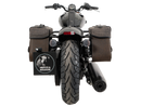 Indian Scout Sixty Classic [2025-2026] - Set: Ledertaschenhalter Cutout schwarz inkl. Rugged Ledertaschen braun