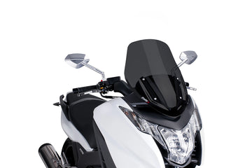TRIUMPH BONNEVILLE T 120 BLACK [2025] - Čelní sklo V-Tech Line Sport | Silně tónovaný | PUIG 6283F