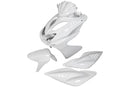 MBK Nitro Naked 50 2T LC [–2012] - Verkleidungskit 7 Teile weiß