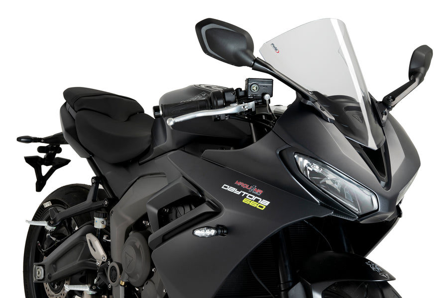 TRIUMPH DAYTONA 660 [2025] – obrazovka R-Racer – matná černá
