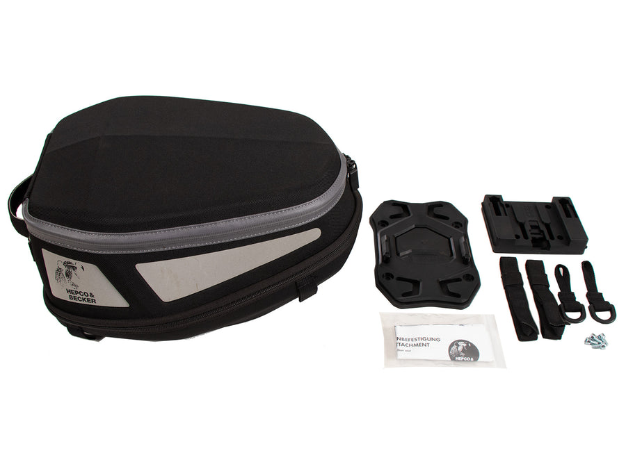 Ocasní vak [Hepco & Becker] - Royster Rearbag Sportovní ocasní vak černá/šedá vč. Seatpad Basic – Sedací podložka
