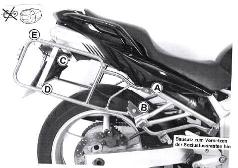 Yamaha FZ 6 [2004-2006] - Nosič kufru
