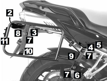 Yamaha FZ 6 [2007-2009] -lock-it případové nosič - 0