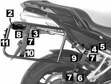 Yamaha FZ 6 [2007-2009] -lock-it případové nosič