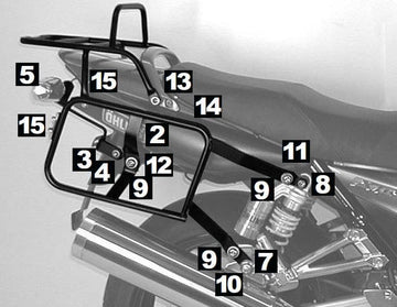 Yamaha XJR 1300 [2004-2006]-Kompletní nosič Lock-it