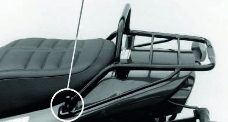 Yamaha XJ 600 S [1996-2003] - zavazadlový most