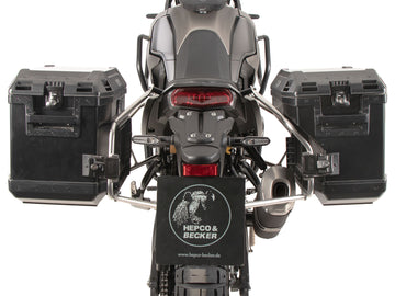 Yamaha Ténéré 700 [2025-2026] - Kofferträgerset Cutout Edelstahl inkl. Xplorer Cutout Kofferset schwarz