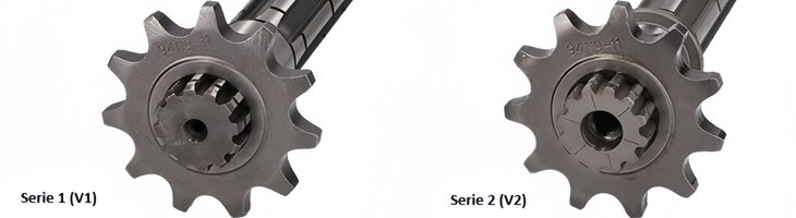 Beta RR-T SM 50 2T - Getriebewelle sekundär original Ersatzteil
