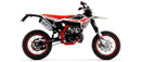 Beta RR Track 50 2T - Auspuff mit schwarzem ESD Enduro