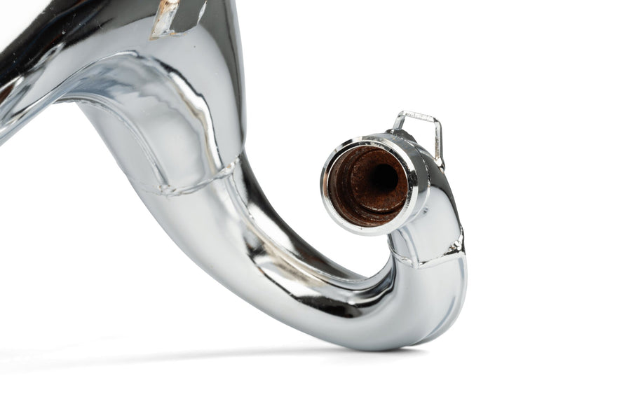 Derbi Senda X-Race SM '05 - '10 50 2T D50B0 - Auspuff Cross verchromt 50/70cc