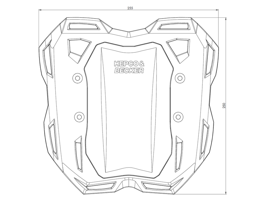 Hepco & Becker Smartrack-Heckträger für KTM 390 Duke (2017-2023) – im Komplettset enthalten