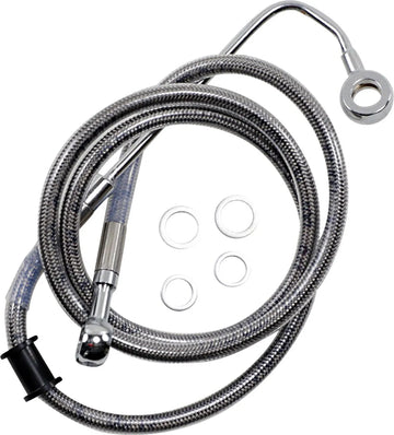 harley davidson flstc [DRAG SPECIALTIES] - Prodloužené brzdové vedení z nerezové oceli