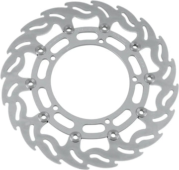 Yamaha MXT 850 Niken [2018-2020] - Flame Series Schwimmende Bremsscheibe – Oberfläche: Edelstahl – Material: Aluminium – Art.-Nr. 112042 – Bild 1