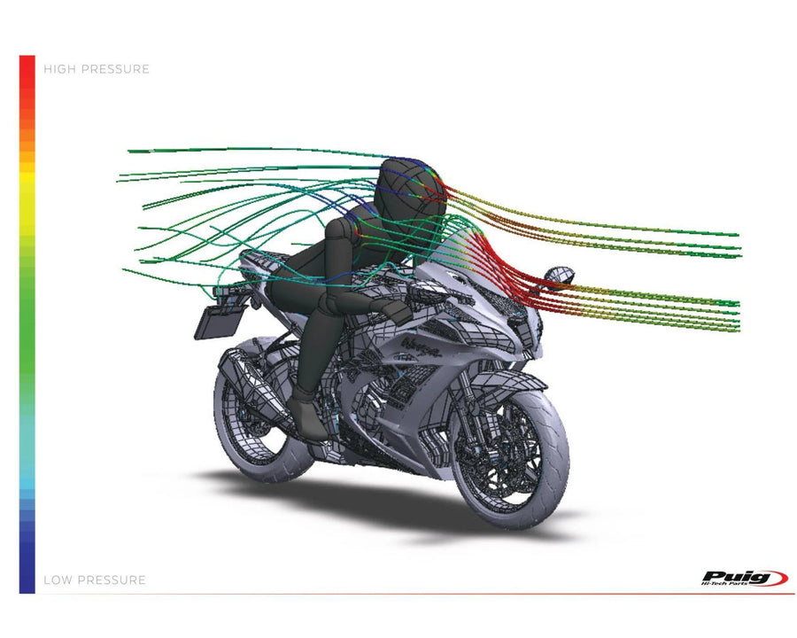 KAWASAKI ZX-10RR NINJA PERFORMANCE [2018] – obrazovka R-Racer – černá