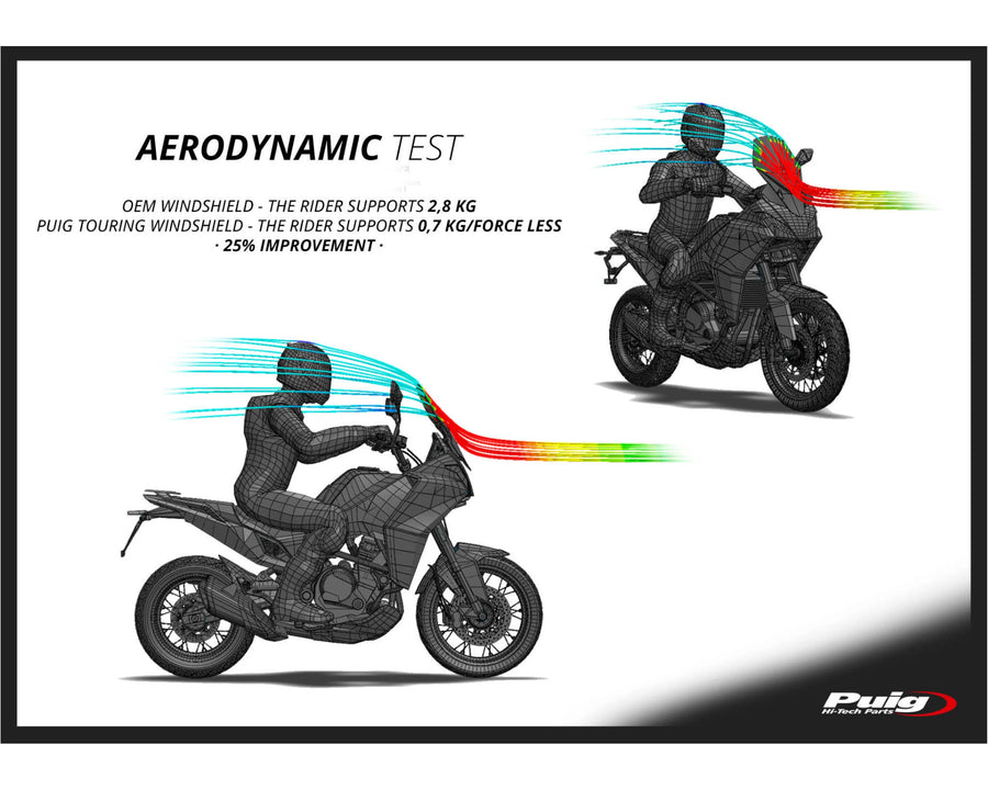 MOTO MORINI X-CAPE 700 [2024] – Touring Screen – Transparentní
