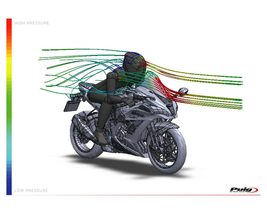 KAWASAKI ZX-10RR NINJA PERFORMANCE [2018] – obrazovka R-Racer – černá