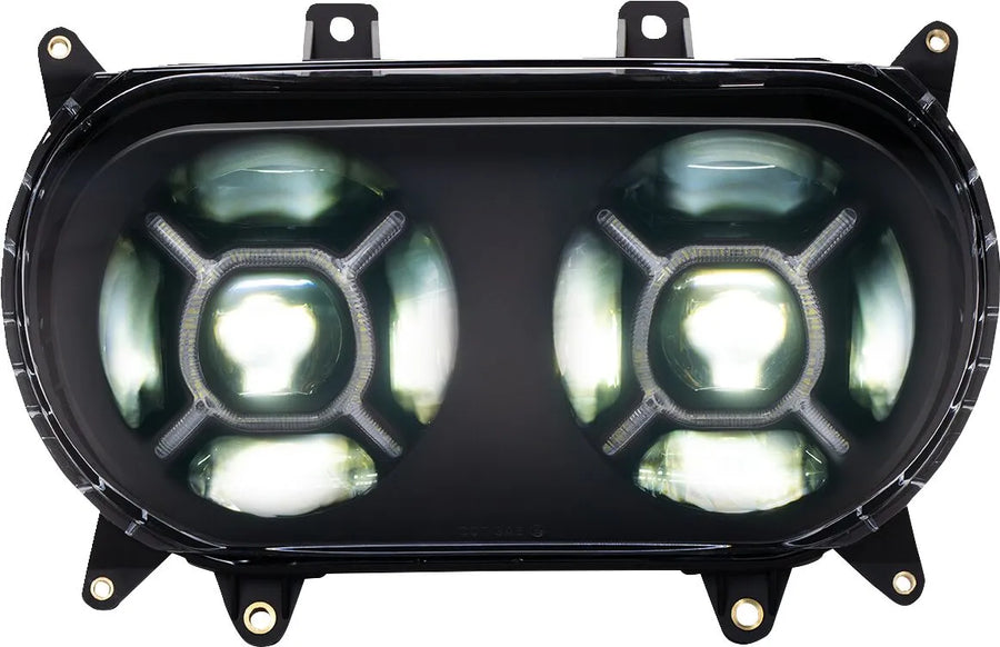 harley davidson fltruse [CUSTOM DYNAMICS] – světlomet Double-X LED