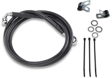 harley davidson fxsts [DRAG SPECIALTIES] – rozšířená sada černé vinylové brzdové šňůry - 0