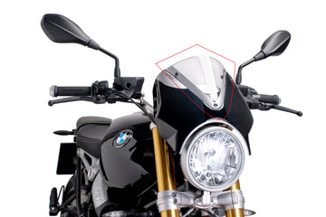 BMW R NINET URBAN S [2024] – RetroVision štítek na čelní sklo – průhledný - 0