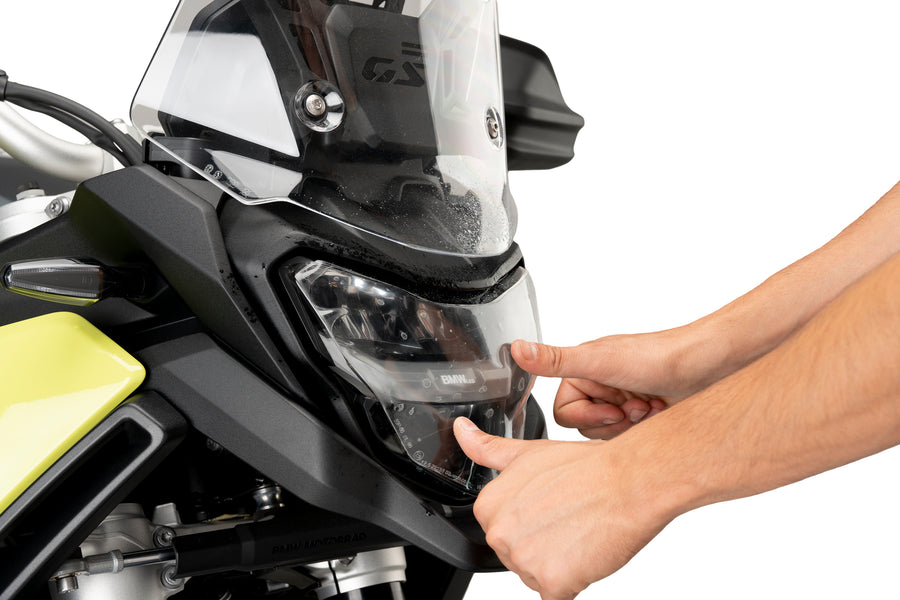 BMW F 900 GS [2025] – Adhere ochrana světlometů – Transparentní