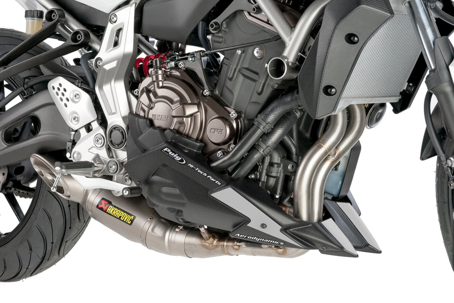 YAMAHA MT-07 MOTO CAGE [2017] – přední spoiler – karbonový vzhled