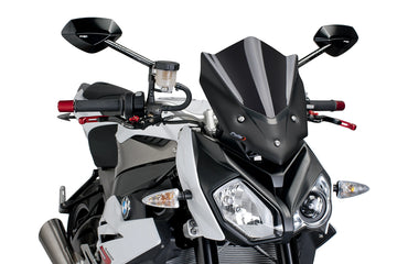 TRIUMPH BONNEVILLE T 120 BLACK [2025] - Sportovní čelní sklo nové generace | Karbonový vzhled | PUIG 7040C