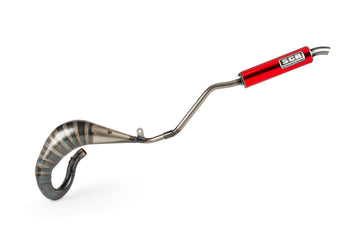Beta RR-T SM 50 2T - Auspuff Handmade Cross 50-70 rot