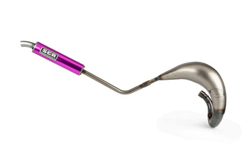Rieju MRT Pro 50 2T - Auspuff Handmade Cross 50-70 lila