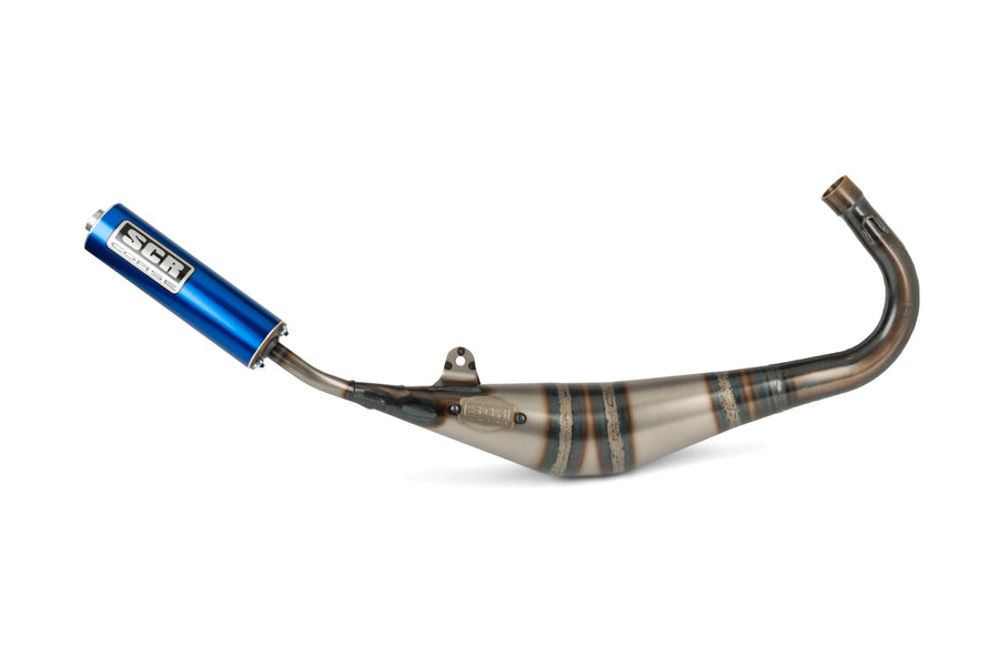 Beta RR-T SM 50 2T - Auspuff Handmade 50-70 blau