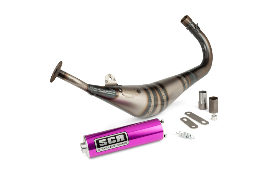 Beta RR-T SM 50 2T - Auspuff Handmade 50-70 lila