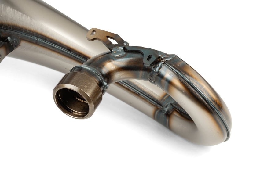 Rieju MRX Enduro Pro 50 2T AM6 - Auspuff Cross ML Blau Links