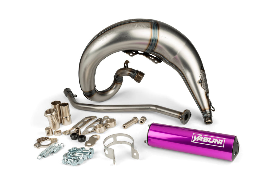 Beta RR Enduro 50 2T - Auspuff Cross ML Lila Links