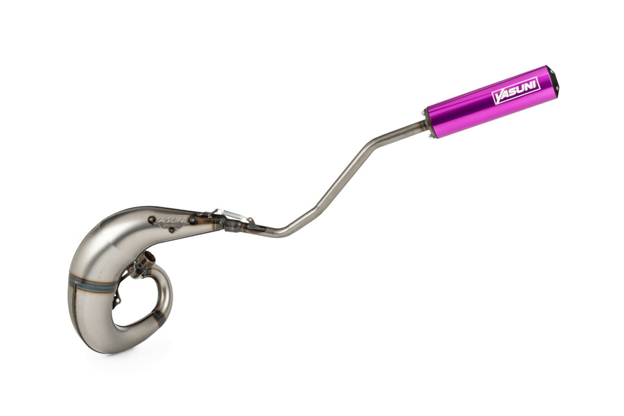 Beta RR SM 50 2T - Auspuff Cross ML Lila Links