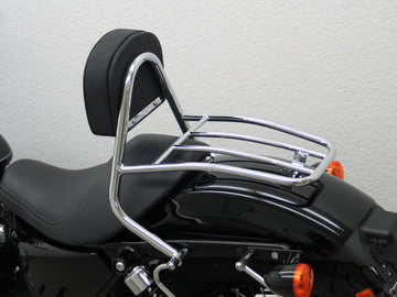 Sports Davidson Sportsser Evo 883/1200 (Custom [2004-2020] - Driver Sissy Bar s polštáři a zavazadlový stojan