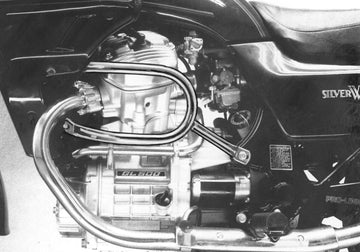 Honda CX 500/650 (i E + C) + GL 500/650 s hliníkovým krytem chladiče - ochranná lišta
