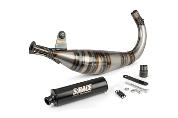 Beta RR SM 50 2T - Výfuk S Race 85-100 Low-Mount černý