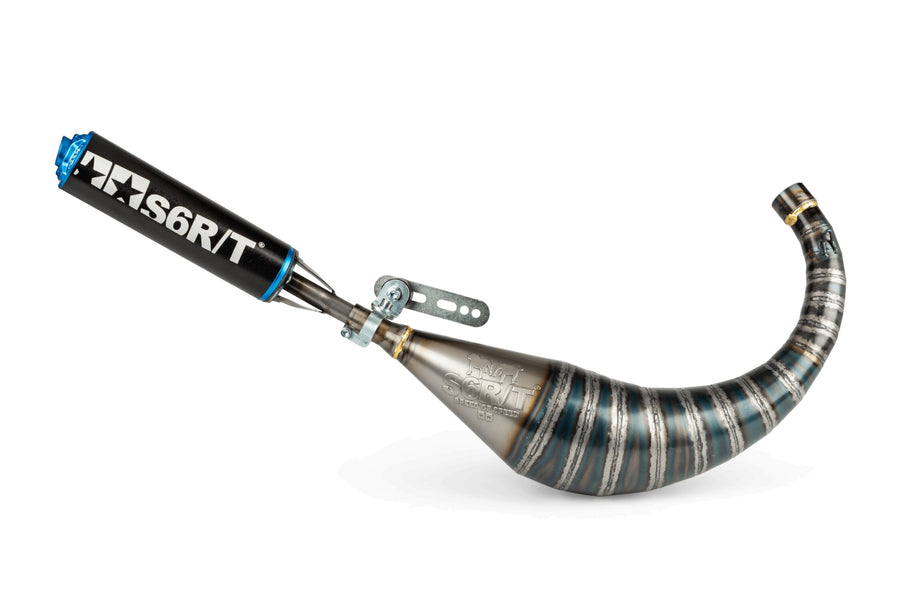 Beta RR SM 50 2T - Auspuff R/T 70 - 80 Schwarz / Blau