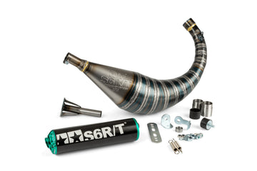 Beta RR Enduro 50 2T - Výfuk R/T 70 - 80 Černá / tyrkysová