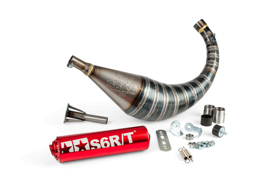 Beta RR SM 50 2T - Auspuff R/T 70 - 80 Rot